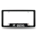 NHL Hockey Anaheim Ducks Black Chrome Automotive License Plate Frame