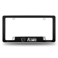 NHL Hockey Calgary Flames Black Chrome Automotive License Plate Frame