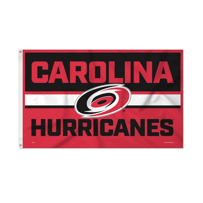 NHL Hockey Carolina Hurricanes Bold 3'x5' Banner Flag
