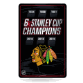 NHL Hockey Chicago Blackhawks Champ 11" x 17" Home Decor Sign