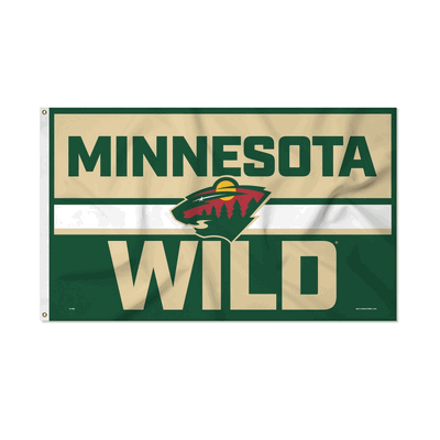 NHL Hockey Minnesota Wild Bold 3' x 5' Banner Flag