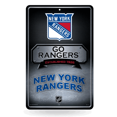 NHL Hockey New York Rangers11" x 17" Home Decor Sign