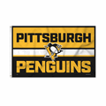 NHL Hockey Pittsburgh Penguins Bold 3'x5' Banner Flag