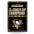 NHL Hockey Pittsburgh Penguins Champ 11" x 17" Home Decor Sign NHL Hockey Pittsburgh Penguins Champ 11" x 17" Home Decor Sign