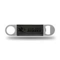 NHL Hockey San Jose Sharks Black Laser Engraved Bar Blade
