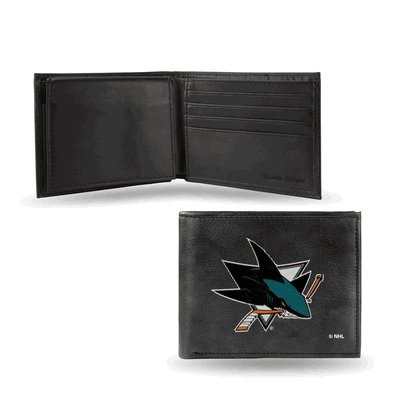 NHL Hockey San Jose Sharks Embroidered Bill-fold Wallet