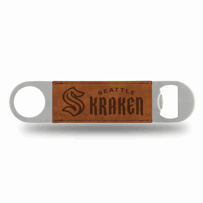 NHL Hockey Seattle Kraken Brown Laser Engraved Bar Blade
