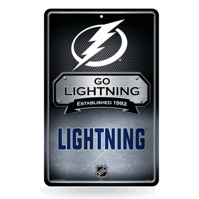 NHL Hockey Tampa Bay Lightning 11" x 17" Home Decor Sign