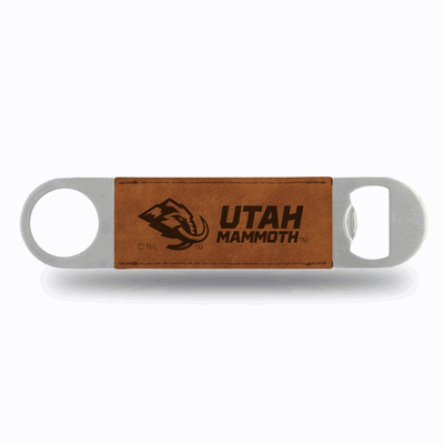 NHL Hockey Utah Mammoth Standard Brown Laser Engraved Bar Blade