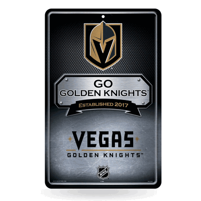 NHL Hockey Vegas Golden Knights 11" x 17" Home Decor Sign