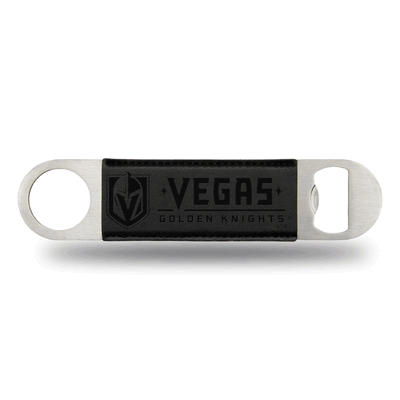 NHL Hockey Vegas Golden Knights Black Laser Engraved Bar Blade