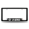 NHL Los Angeles Kings Black Chrome Automotive License Plate Frame NHL Los Angeles Kings Black Chrome Automotive License Plate Frame