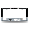 NHL Los Angeles Kings Two-Tone Chrome Automotive License Plate Frame NHL Los Angeles Kings Two-Tone Chrome Automotive License Plate Frame