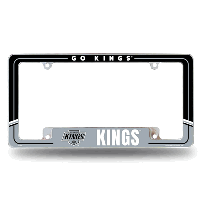NHL Los Angeles Kings Two-Tone Chrome Automotive License Plate Frame