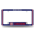 NHL Montreal Canadiens Classic Chrome Automotive License Plate Frame NHL Montreal Canadiens Classic Chrome Automotive License Plate Frame