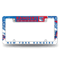 NHL New York Rangers Primary Chrome Automotive License Plate Frame