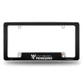 NHL Pittsburgh Penguins Black Chrome Automotive License Plate Frame