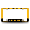 NHL Pittsburgh Penguins Two-Tone Chrome Auto License Plate Frame