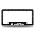 NHL Toronto Maple Leafs Black Chrome Automotive License Plate Frame