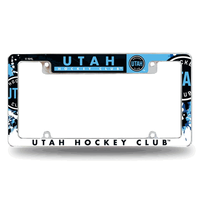 NHL Utah Club Standard Chrome Automotive License Plate Frame
