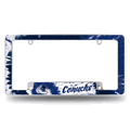 NHL Vancouver Canucks Tie Dye Chrome Automotive License Plate Frame NHL Vancouver Canucks Tie Dye Chrome Automotive License Plate Frame