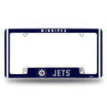 NHL Winnipeg Jets Classic Chrome Automotive License Plate Frame NHL Winnipeg Jets Classic Chrome Automotive License Plate Frame