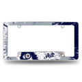 NHL Winnipeg Jets Tie Dye Chrome Automotive License Plate Frame NHL Winnipeg Jets Tie Dye Chrome Automotive License Plate Frame