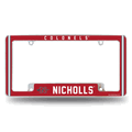 Nicholls�Colonels 12" x 6" Chrome Automotive License Plate Frame