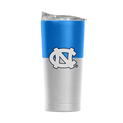 North Carolina 20oz Colorblock White Powder Coat Tumbler