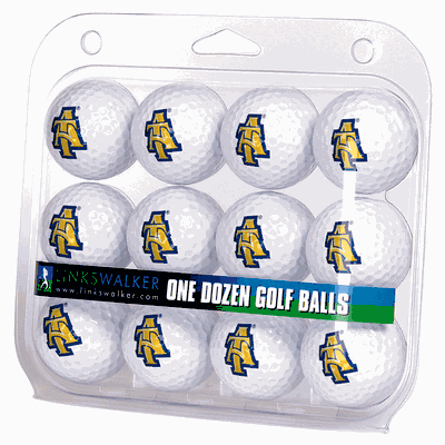 North Carolina A&T Aggies 12 2 Piece Golf Balls Gift Pack