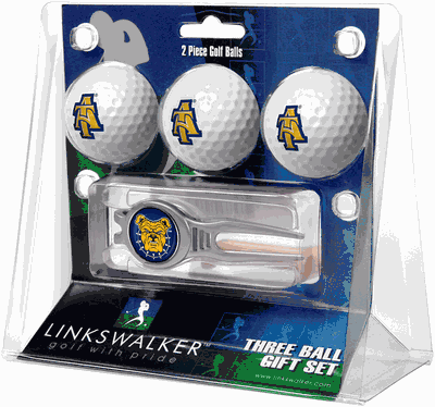 North Carolina A&T Aggies 3 Golf Ball And Kool Divot Tool Gift Pack