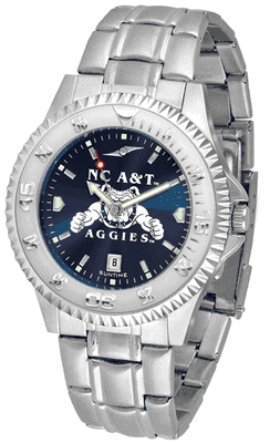 North Carolina A&T Aggies Competitor Steel AnoChrome Men's Watch