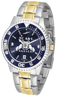 North Carolina A&T Aggies Competitor Two-Tone AnoChrome Men's Watch