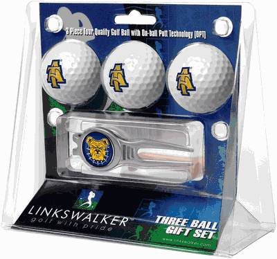 North Carolina A&T Aggies Kool Tool 3 Ball Gift Pack