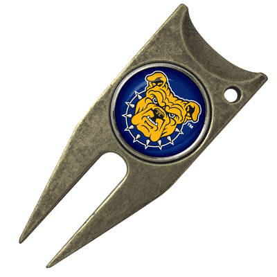 North Carolina A&T Aggies Stealth Golf Divot Tool - Antique Brass
