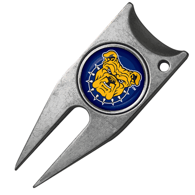 North Carolina A&T Aggies Stealth Golf Divot Tool - Antique Nickel