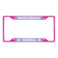 North Carolina Pink Metal License Plate Frame North Carolina Pink Metal License Plate Frame