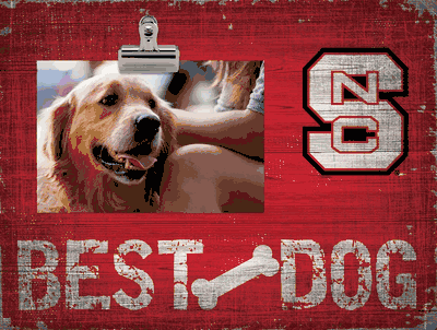 North Carolina State University "Best Dog" Clip Frame - 10 x 18