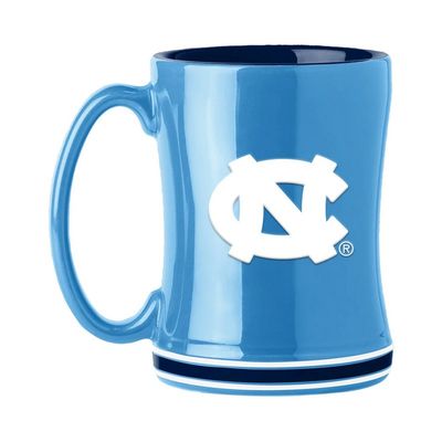 North Carolina Tar Heels 14oz Sculpted Relief Coffee Mug