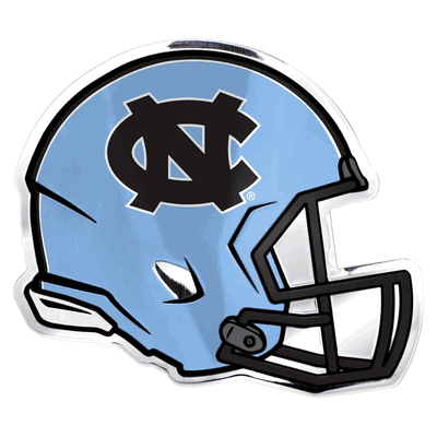 North Carolina Tar Heels Auto Emblem - Helmet