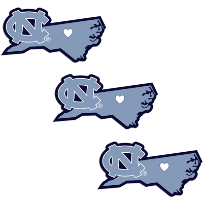 North Carolina Tar Heels Decals
