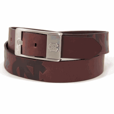 North Carolina Tar Heels Leather Belt