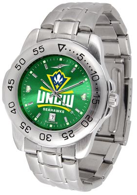 North Carolina Wilmington Seahawks Sport Steel AnoChrome Men's Watch