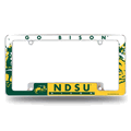 North Dakota St Bison Primary Chrome Automotive License Plate Frame