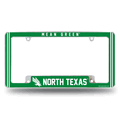 North Texas Mean Green Classic Chrome Automotive License Plate Frame