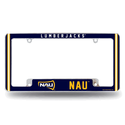 Northern Arizona Lumberjacks Classic Chrome Auto License Plate Frame