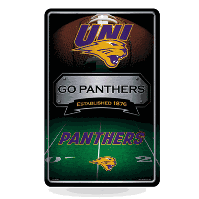 Northern Iowa Panthers 11" x 17" Metal Home Dcor Sign