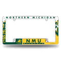 Northern Michigan Wildcats Primary Chrome Auto License Plate Frame
