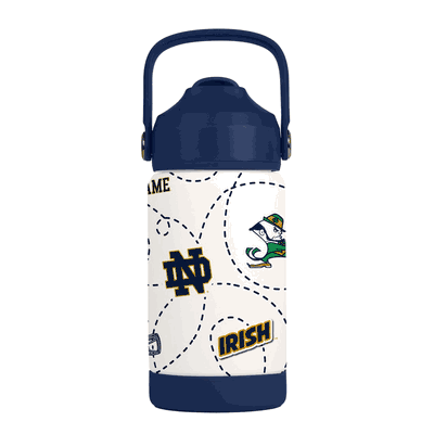 Notre Dame Fighting Irish Kids 12oz Stainless Steel Mascot Bottle