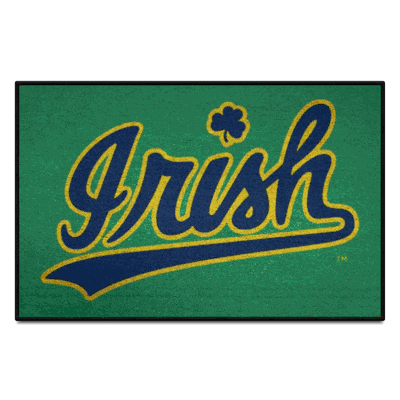 Notre Dame Slogan Design Starter Mat